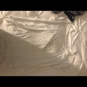 “But first coffee” white tee